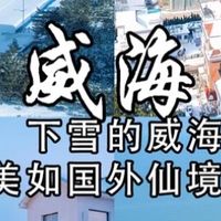 下雪的威海，美如国外仙境