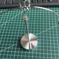 创意桌搭我最爱TaTanice 小铁人不倒翁摆件 牛顿摆平衡球