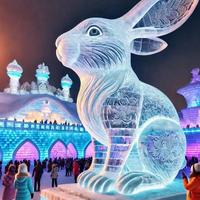 哈尔滨高温致冰雕“流泪”，影响有限且夜间竟能自动修复