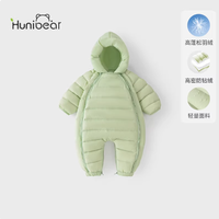 挖到宝！欢喜小熊婴儿羽绒服连体衣，过冬穿它暖到心坎里❄️