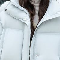 我的冬日穿搭之雅鹿泡芙羽绒服25年新款女时尚甜美连帽短款