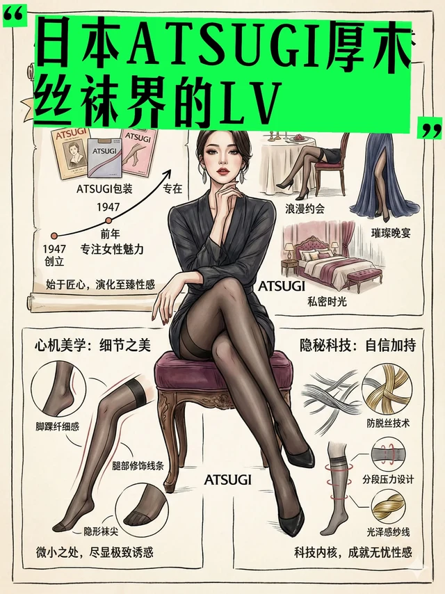日本ATSUGI厚木，丝袜界的LV