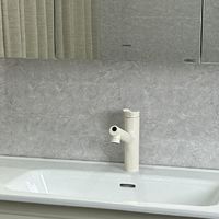 九牧浴室柜来袭！铝合金材质，奶油风超有范儿✨