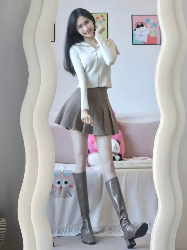 通勤穿搭｜秋日温柔乖乖女