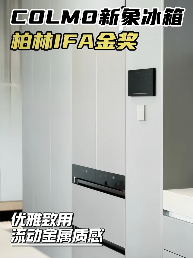 既要颜值又要实用？看看COLMO新品新象冰箱！