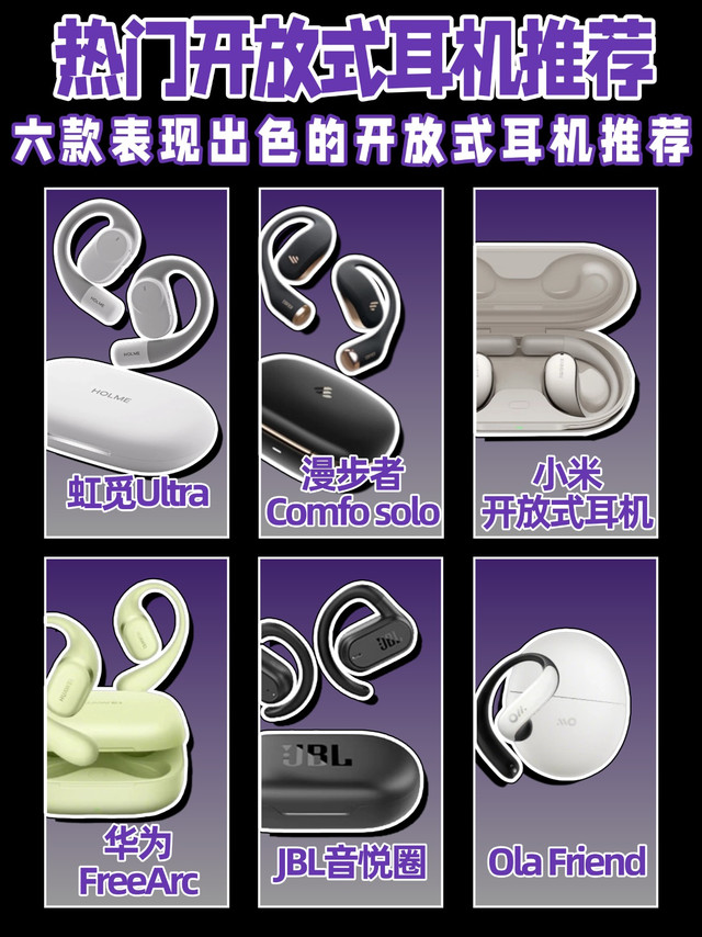 六款热门开放式耳机推荐