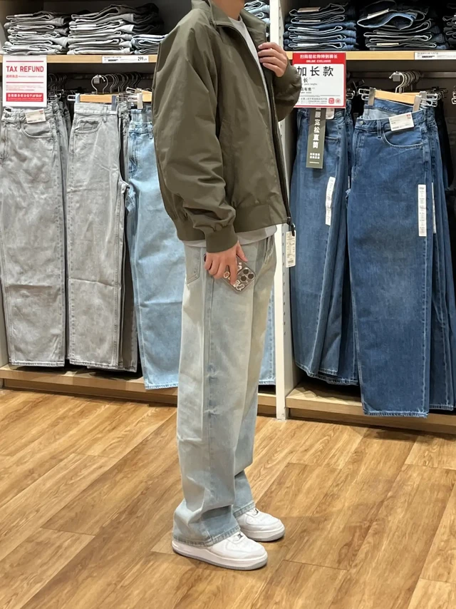 🛒逛优衣库看见的！！好喜欢这种穿搭啊！！