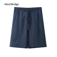 MB MindBridge亚麻五分裤｜男生夏日清爽感焊在身上！