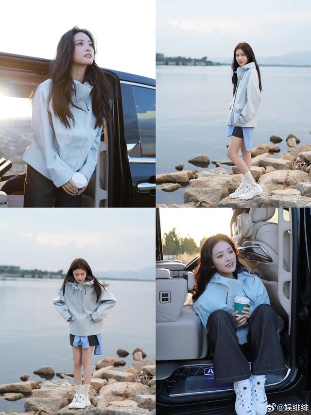 #风格大赏##都市户外风# 卢昱晓沈月解锁都市户外风新范式 当山系户外的硬核感逐渐褪去热度，FILA FUSION与VOGUE共创的「湖系户外风」正成为都市年轻人的穿搭新宠，而卢昱晓、沈月的湖水蓝造型