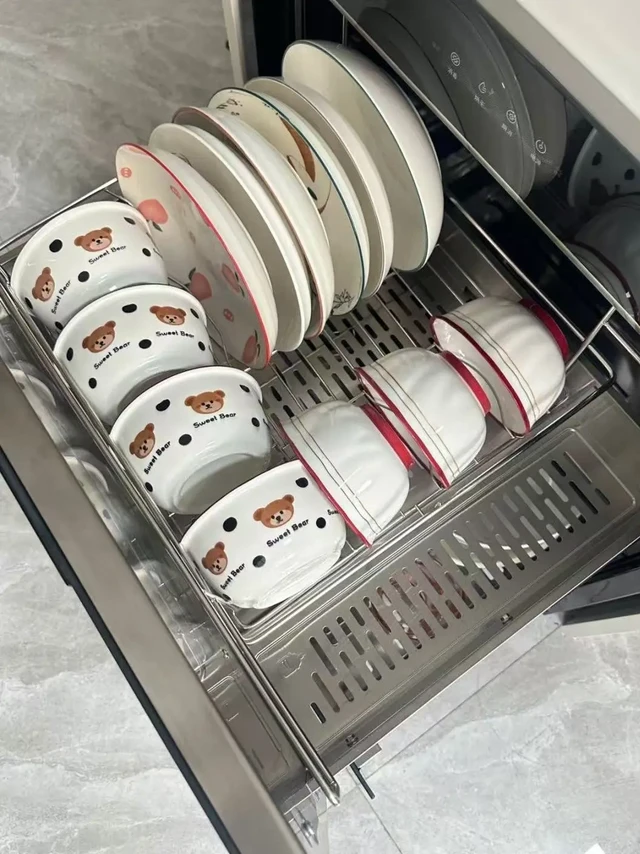发明这个消毒柜可拆卸碗篮的是天才