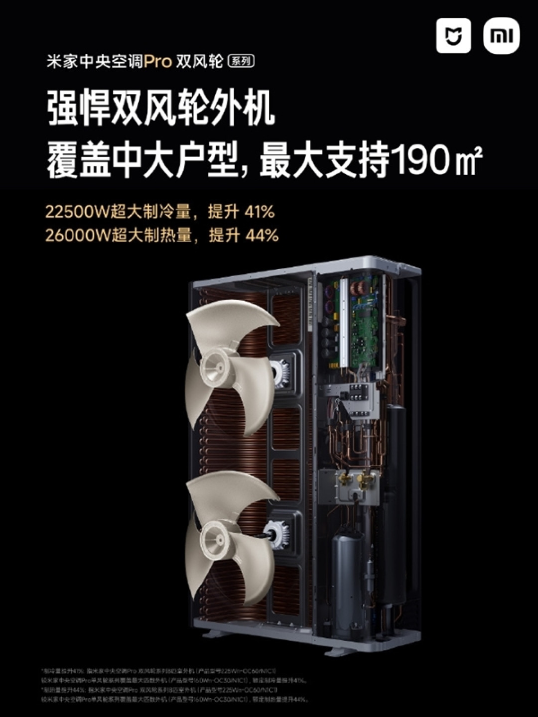 小米首款自产中央空调!米家中央空调Pro双风轮系列今晚发布