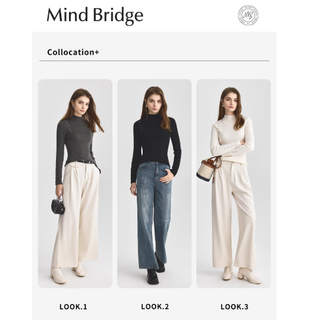 MindBridge2025新款半高领羊毛衫｜秋冬氛围感穿搭天花板✨