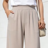 30元挖到宝藏！冰丝阔腿七分裤，梨形身材夏日续命神裤