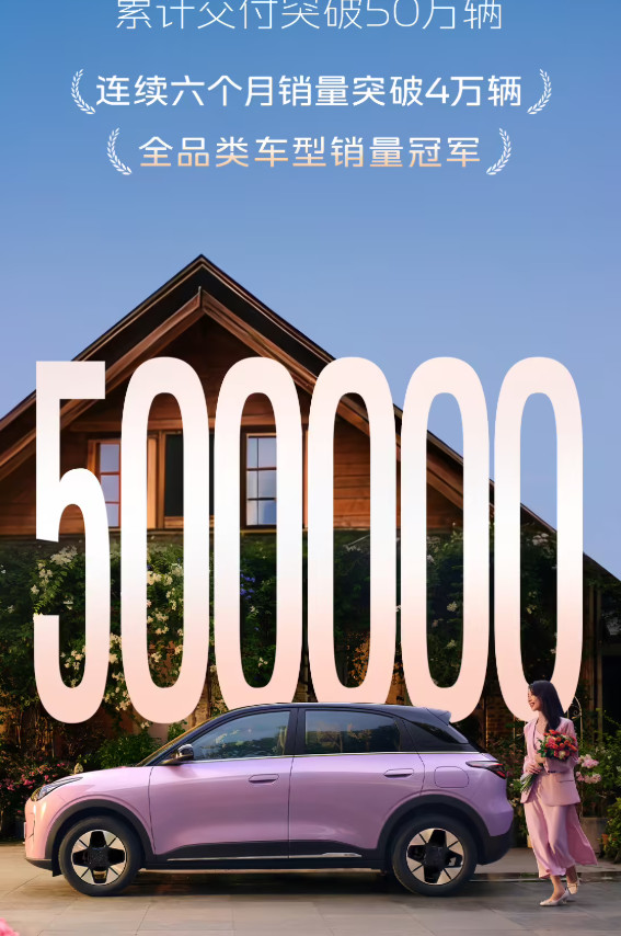 【每人Auto快讯｜2025年全品类销冠：吉利星愿上市14个月累计交付突破50万辆，2026款车型6.88万元起】吉利A0级纯电小车 —— 吉利星愿于2024年10月9日发布上市，最新的2026款于2