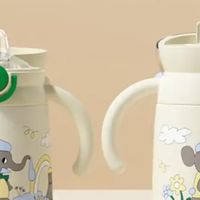 宝宝学饮必备！taoqibaby杯套，380ml保温杯的防护小卫士