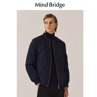 男生冬季本命外套！MB MindBridge棒球领羽绒服，保暖又帅到犯规