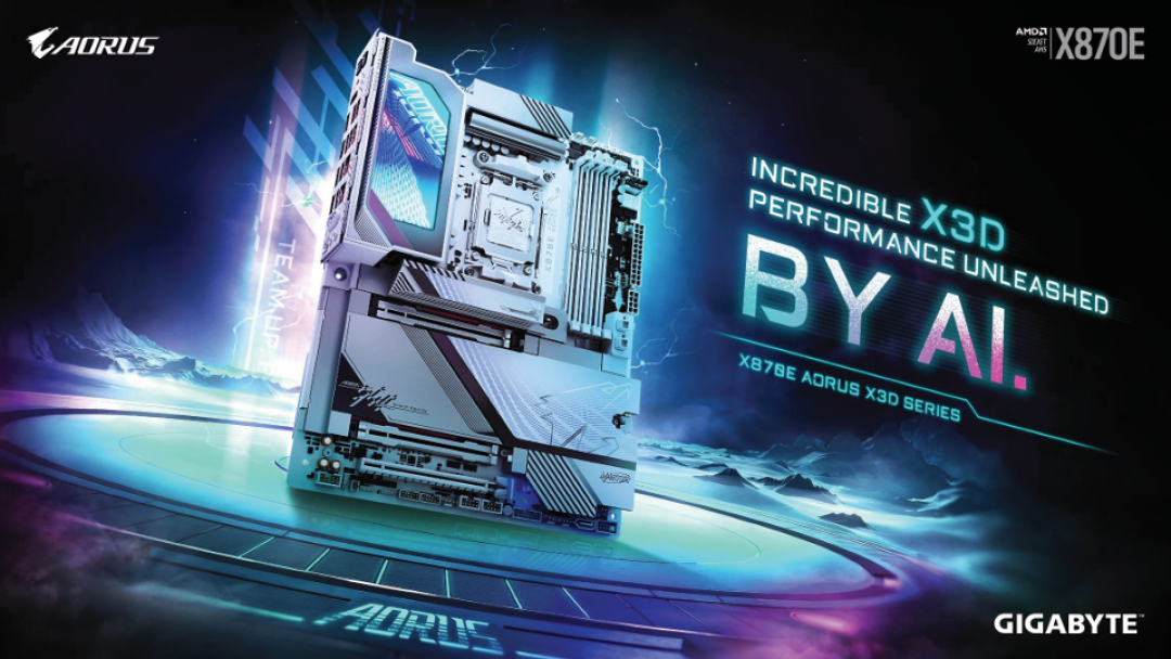 专为X3D处理器打造，技嘉X870EX3D系列主板全面上线