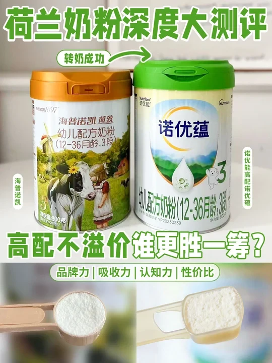 热门奶粉大 PK，荷兰双雄谁更能打？