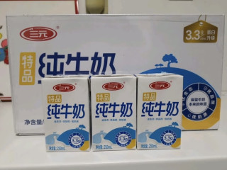 首农三元特品纯牛奶250ml*16盒测评
