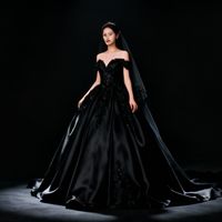 黑色背景婚纱照真的比传统白色更出片？786+用户观点大碰撞