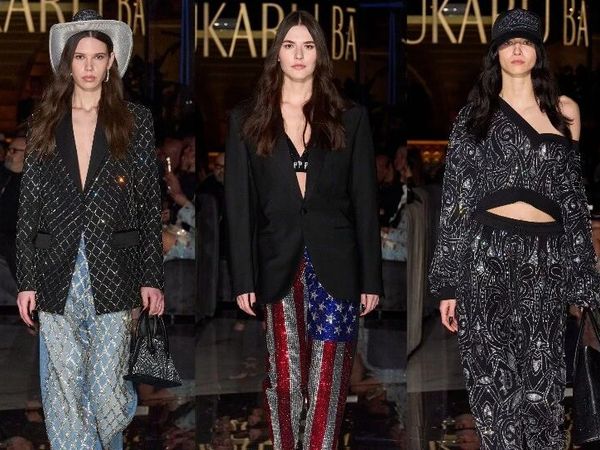 Philipp Plein 2025秋冬高级成衣发布秀，狂野不羁的西部暗黑美学。