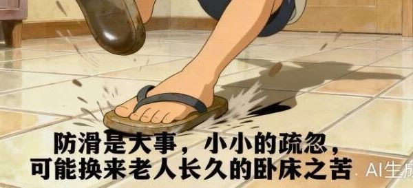 一双旧拖鞋，让我妈卧床一年：老年人防滑鞋，真的不能省！