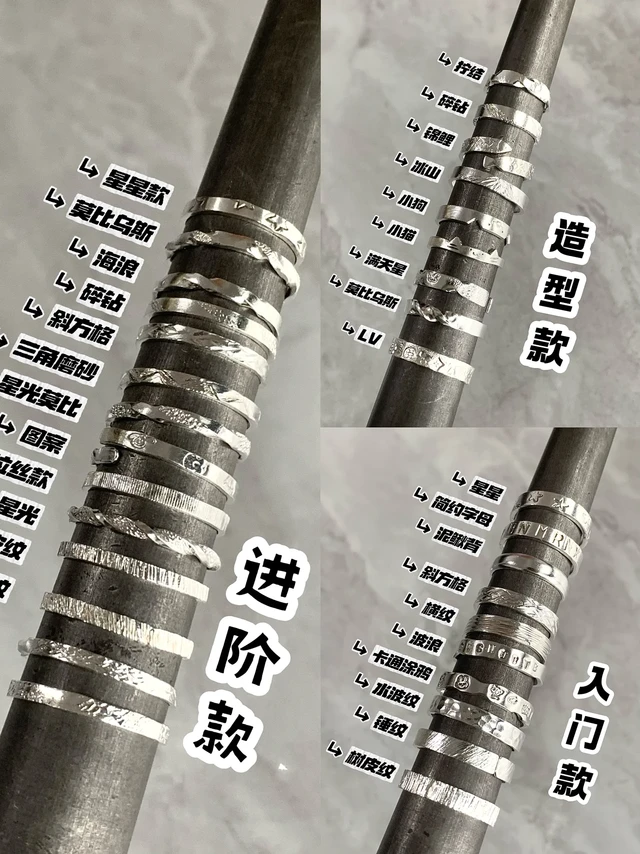 银戒指对戒DIY热门款式！（详细版）