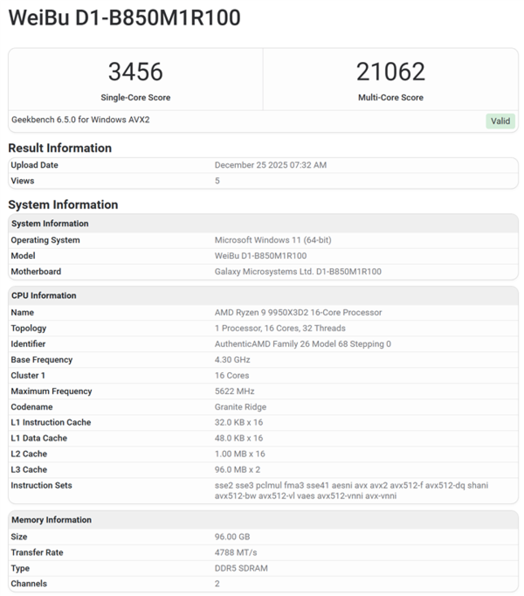 史上最强X3D CPU!9950X3D2首次曝光:双3D V-Cache、192MB缓存