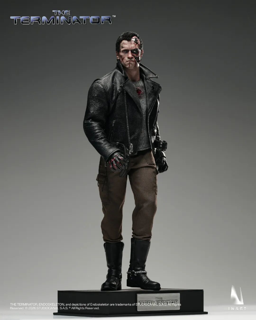 INART《终结者》T-800 1/6人偶官图公开,12月29日开启预订