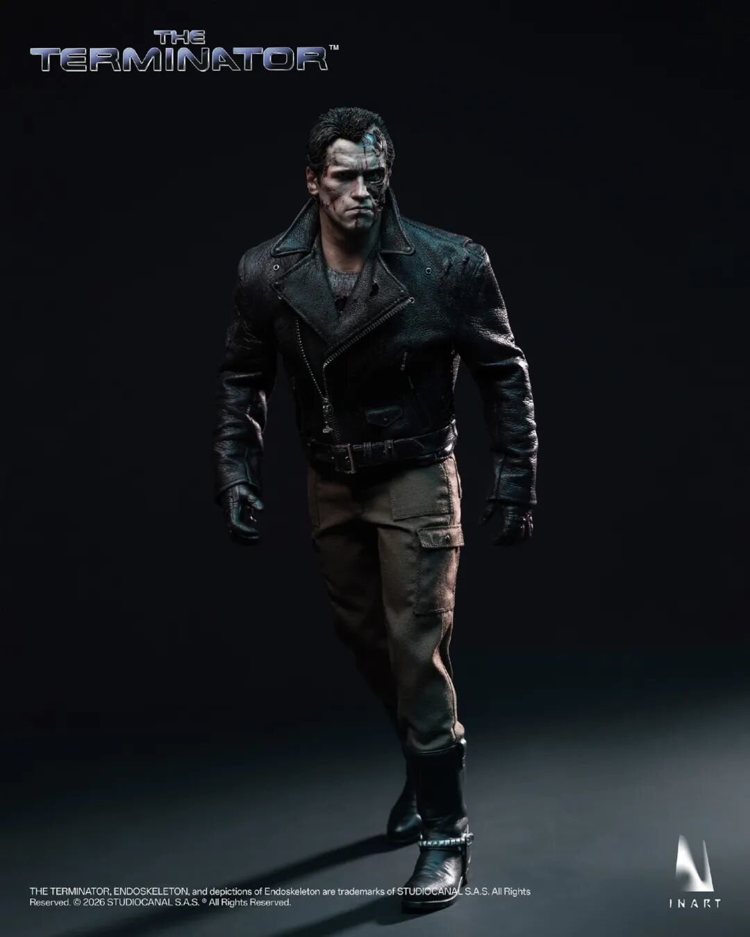 INART《终结者》T-800 1/6人偶官图公开,12月29日开启预订