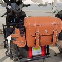 好看实用挺括有型摩托背靠包，消除骑行收纳焦虑，电动摩托党狂喜