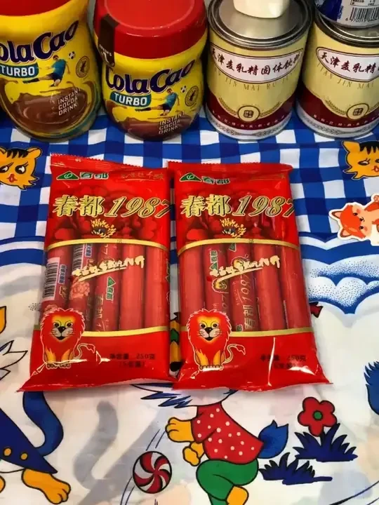 【童年记忆】**火腿肠经典即食劲道零食营养零食休闲食品小吃#万物皆可圣诞树 #被这些过冬神器给茸化了 #即食零食 #营养零食 #休闲小吃