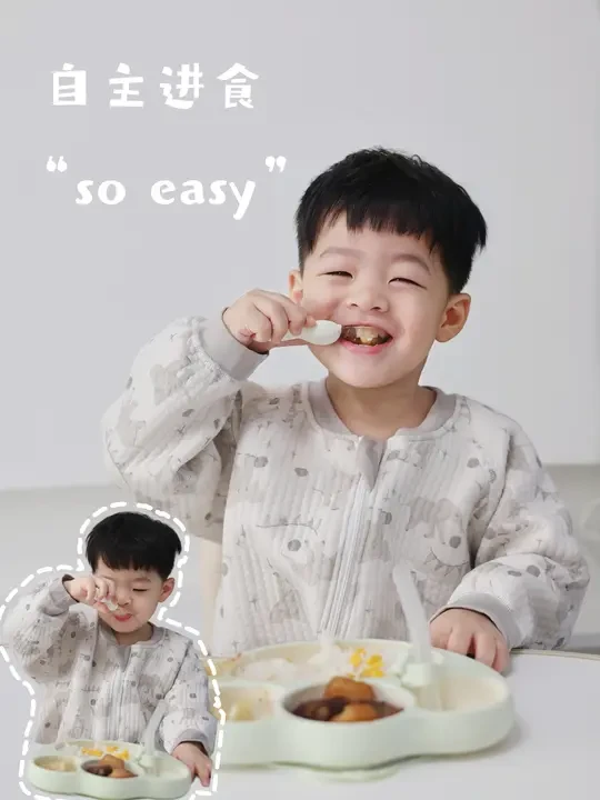 惊！谁说宝宝自主进食不容易的？