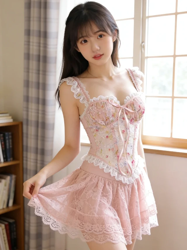 🌸救命！纯欲花仙子睡裙美到失语！