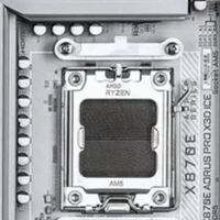 X3D处理器专用优化：技嘉X870E AORUS PRO X3D ICE电竞冰雕