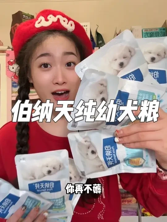 所有家里有幼犬的都赶紧来薅一单伯纳天纯幼犬粮！#边牧#幼犬粮#伯纳天纯#边牧椰椰 #科学养宠