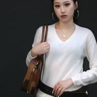 ESPRIT绵羊毛衫，V领显瘦超百搭！