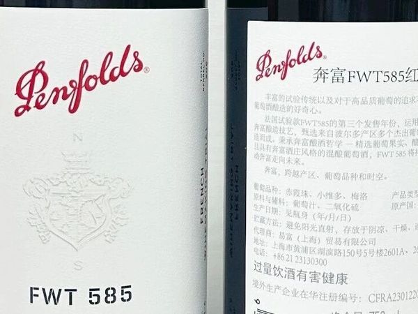 奔富FWT585红葡萄酒（一体标）