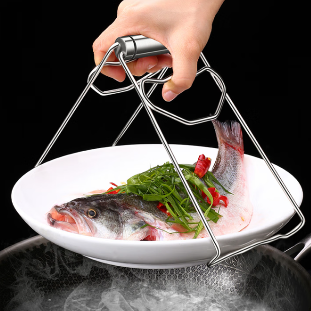迪普尔304不锈钢防烫夹碗器，蒸菜必备神器！