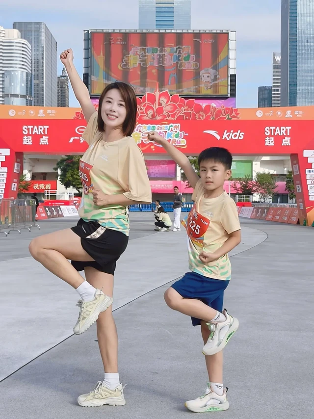 广州亲子跑｜低足弓娃靠这双鞋跑完全程！