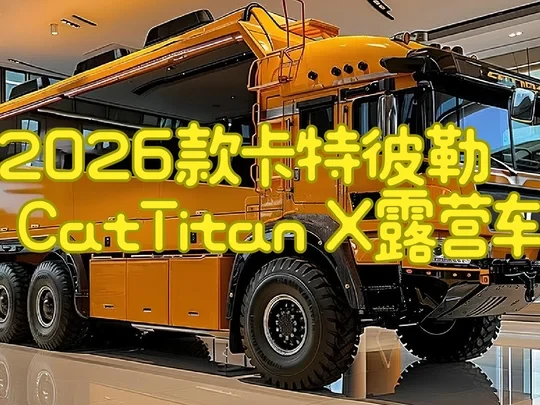2026款卡特彼勒Cat Titan X露营车
