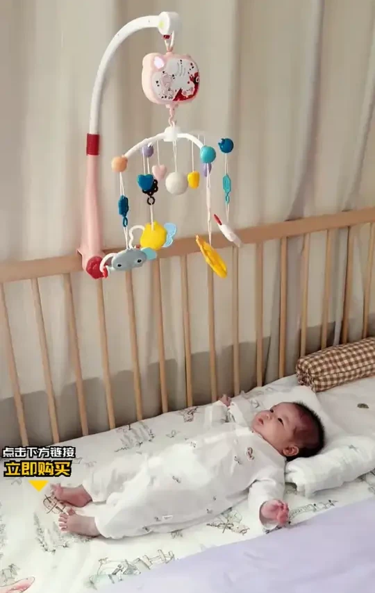 mkk新生儿旋转床铃0-12个月宝宝可啃咬抓握挂件婴儿玩具投影定时#新生儿玩具 #旋转床铃 #宝宝可啃咬玩具 #婴儿投影玩具 #mkk床铃