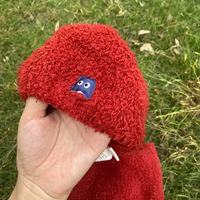 💥小月龄宝妈必入！这顶红色针织帽把新年氛围感拉满啦～