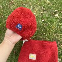 新年氛围感拉满！柠檬宝宝红色针织帽太绝了🌟