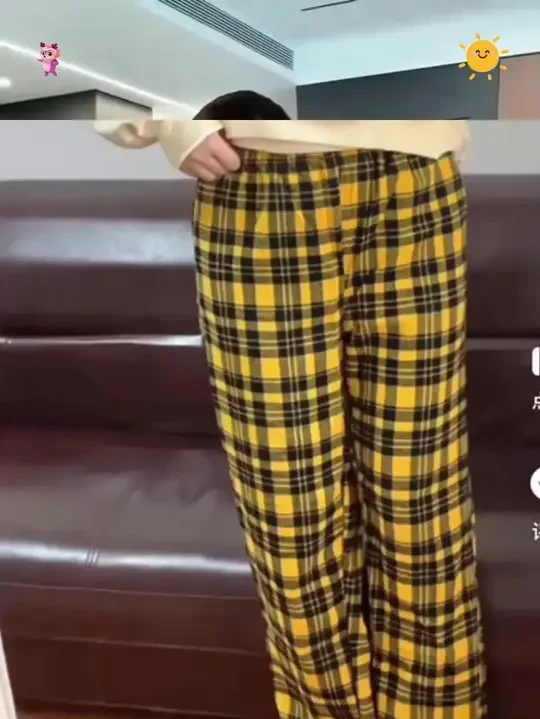 80-300斤春夏新款大码格子睡裤男女宽松舒适休闲家居裤简约 #大码睡裤 #格子家居裤 #宽松休闲裤 #可外穿睡裤 #男女通用家居服