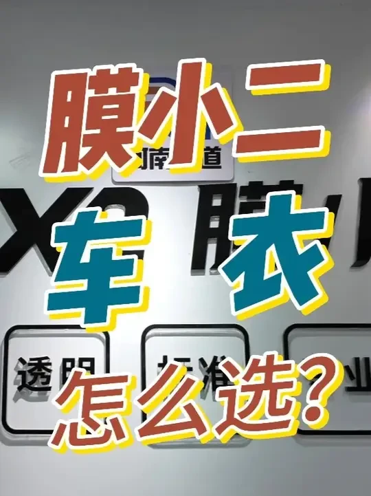 新车车衣怎么选？那就趁双十一，赶紧选膜小二车衣！ #新车 #隐形车衣 #膜小二车衣 #比亚迪 #汽车用品