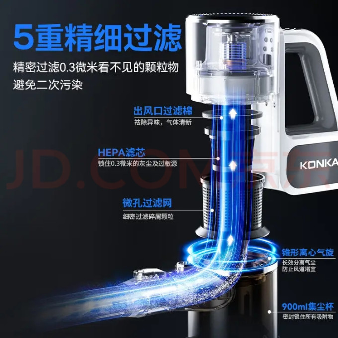 康佳手持式吸尘器