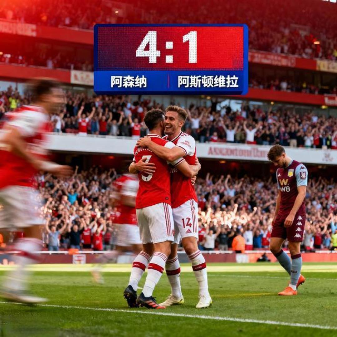 榜首大战4-1复仇!阿森纳终结维拉11连胜,强势锁定半程冠军