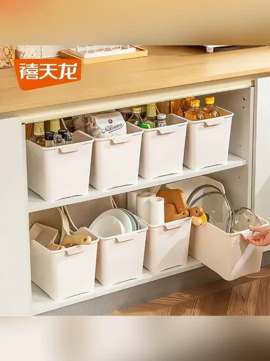 Citylong/禧天龙大容量锅具收纳桶橱柜收纳家用#收纳桶 #收纳筐 #收纳盒 #收纳箱 #收纳箱储物箱