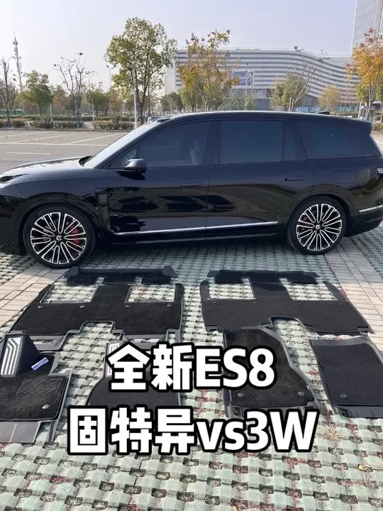 全新ES8固特异和3W脚垫大PK，看完你就知道怎么选了。#蔚来es8 #蔚来全新es8 #全新es8 #固特异脚垫 #3W脚垫